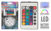 Аксессуар для бассейна Promstore 53985 Светильник для бассейна 10 разноцветных светодиодов с дистанционным управлением