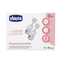 Solutie nazala hipertonica 3,5% Chicco Physioclean 5 ml x 20 buc