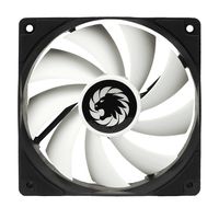 PC Case Fan GAMEMAX GMX-WFBK-WT, 120mm, 23.4dB, 46.5 CFM, 1200PM, Hydraulic bearing, PWM, 4pin,White