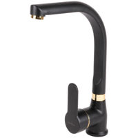 Bateria bucătărie SanDonna F7103 negru/elem.aurii