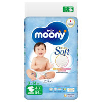 Scutece Moony Extra Soft L (9-14 kg) 54 buc