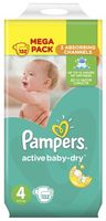 Подгузники Pampers Active Baby Dry 4 (8-14 kg) 132 шт