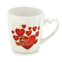 Чашка Promstore 00580 Чашка 370ml Сердца Love, в подар упаковке
