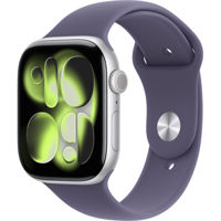 Смарт часы Apple Watch Series 11 GPS 46mm Silver Aluminium Case with Purple Fog Sport Band - M/L MEVA4ET/A