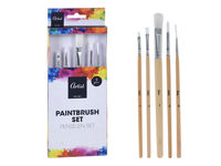 Set de periute pentru desen Artist 5buc, miner din lemn