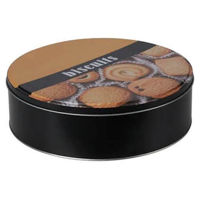 Контейнер для хранения пищи Excellent Houseware 49645 Cutie metalic 22x6 cm Biscuit, rotunda