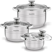 Набор посуды Konighoffer Набор посуды Bari Silver 6pcs