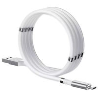 Кабель для моб. устройства Helmet USB to Type-C With Magnetic Organizer 2.1A 1m, White