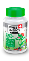 Swiss Energy, Jeleuri Bones & Teeth cu Vitamine şi Calciu, fără Zahăr