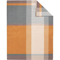 Домашний текстиль Ibena 3363/320 Jacquard Baumwolldecke Zelino mith GOTS Zertifikat Grey