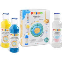 Игрушка Primo Crafts 3315SLIMESET4 Set slime metalic, 3 x 240 ml, 2 lipici de culoare metalică, 1 activator pentru slime