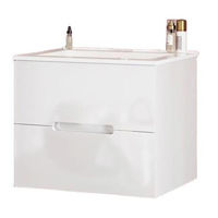 Шкаф под умывальник Savinidue Iris 600 Alb lucios 12000/F00