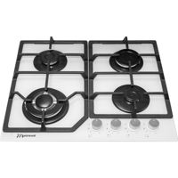 Встраиваемая поверхность газовая Mastercook MC-E 4215 G WH Glass