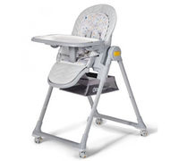 Scaun pentru alimentatie 2 in 1 Kinderkraft Lastree Grey