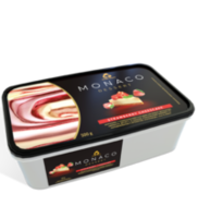 Inghetata "MONACO" cu gust de cheesecake si capsuna 500 gr