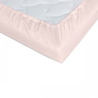 Cearsaf pe elastic Perina Pink (120x60 cm)