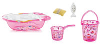 Набор для ванной BabyJem Pink, 6 предметов