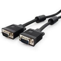 Cable VGA Premium  3.0m, HD15M/HD15M Black, Cablexpert, CC-PPVGA-10-B