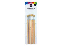 Set periute pentru desen Artist 10buc, maner din lemn