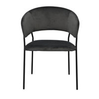 Стул Evelin di Costacurta YTC-097B, UF BLU-14 (Dark grey)