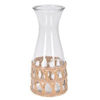 Посуда для напитков Excellent Houseware 47330 Графин-ваза стеклянный с обвязкой 1.2l, 25.5cm