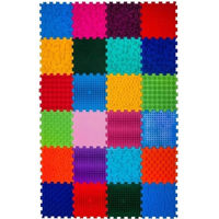 Игровой комплекс для детей Ortek 11273 Коврик-пазл ортопедический -массажный MEGA MIX 24эл 26x26cm