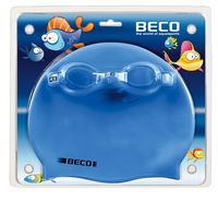 Шапочка для плавания (силикон) + очки для детей Beco 9904 (5321)
