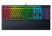 Gaming Keyboard Razer Ornata V3, Silent Membrane Switches, Low-profile Keys, RGB, US Layout, USB