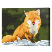 Картина по номерам BrushMe BS52778 Pictura pe numere 40x50cm Eco Vulpea