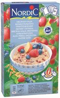 Nordic Овсяная каша-минутка c яблоками, черникой и малиной (12m+) 210g