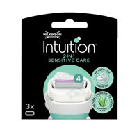 Wilkinson Сменные лезвия для бритва Sensitive Care, 3 шт., 4 лезвия