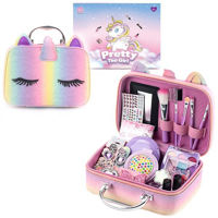 Set de creație Essa 2620A Geantă Unicorn, cu produse cosmetice și accesorii