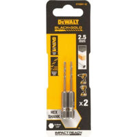 Набор головок, бит, насадок DeWalt DT20601-QZ burghiu p/u metal Black & Gold impact ready 2.5mm (P.2)