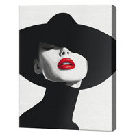 Картина по номерам BrushMe BS54341 Pictura pe numere 40x50cm Eco Doamna misterioasa