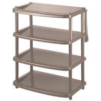 Raft pentru încălțăminte Бытпласт 45714 Paola 4 полки, 49X31X78cm