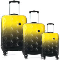Valiză CCS Комплект 5226 Set Black-Yellow