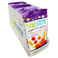 Bomboane mestecabile YumEarth, Organic Fruit Snacks 12x 50 g