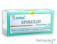 Hofigal Spirulin Crema fata Regeneranta dermatite,acnee,toate tipurile ten 2ml N30
