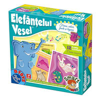 Настольная игра Elefantelul vesel - Forme, culori, fructe si legume, код 41199