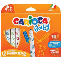 Набор для творчества Promstore 53245 Set carioci 12buc Carioca Baby pentru copii 2+