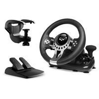 Wheel  SVEN GC-W700, 10", 180 degree, Pedals, Tiptronic, 2-axis, 12 buttons, Vibration feedback, USB