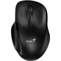 Wireless Mouse Genius ERGO-8200S,1600 dpi, 5 buttons, Ergonomic, Silent, 1xAA, 65g.,Black