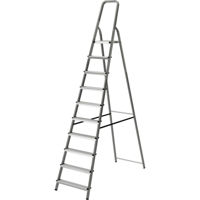 Scară Lider-Tech 1130110 Scara cu suport metal, 10 trepte, H=2.89m, sarcina max.150kg