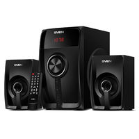 Speakers SVEN "MS-307" Bluetooth, SD-card, USB, FM, Remoute, Black, 40w / 20w + 2x10w / 2.1