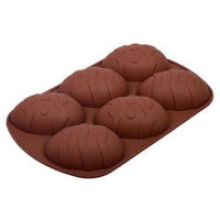 Форма для выпечки Promstore 47647 Marmiton Яйца пасхальные 6 ячеек, силикон