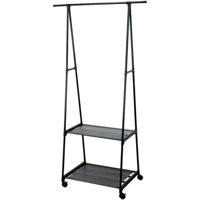 Вешалка для одежды Promstore 51297 Storage Solutions 55-85X45X157cm, 2 polițe