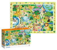 Головоломка Dodo 300259 Puzzle Grădina zoologică, seria Observation, 80 elem.