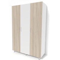 Dulap Smartex N3 140cm Alb/Stejar Deschis