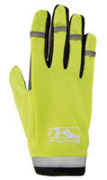 Защитное снаряжение M-Wave Manusi bicicleta Secure full finger with GEL padding XL neon yellow