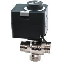 Supapă de închidere HERZ Vana de zona motorizata 3 cai DN32 conector teava metal 35 1241224